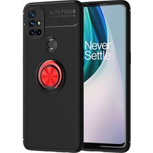 Hesaplı Dünya Oneplus Nord N10 Kılıf Selfie Yüzüklü Esnek Silikon Rvl