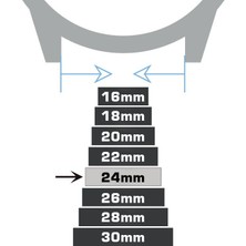 Saatse 24MM Yeşil Saat Kordonu Kayış