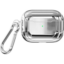 Kzy Apple Airpods Pro Uyumlu Askılı Silikon Kılıf - Şeffaf