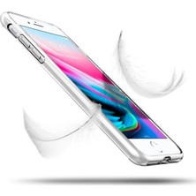 Kzy Apple iPhone 7 Kılıf Şeffaf Silikon Kapak ve Ekran Koruyucu Set