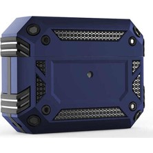 Kzy Apple Airpods Pro Uyumlu Zırh Korumalı Kılıf - Lacivert