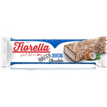 Fiorella Çikolata Kaplamalı Hindistan Cevizli Gofret 30 gr x 24   (1 Kutu)