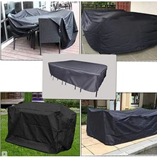 Coverplus Bahçe Mobilya Koruma Örtüsü Su Geçirmez 200 x 150 x 80 cm - Siyah