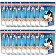 Felix Somonlu Yaş Kedi Maması 100 gr x 20 Adet