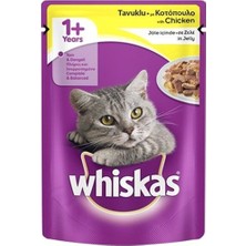 Whiskas Adult Tavuklu Yaş Kedi Maması 100 gr x 24 Adet