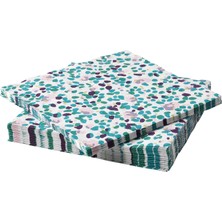 IKEA Tacsamhet Çok Renkli 33 X 33 Cm 30 Adet Peçete