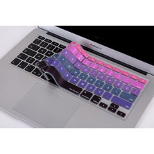 McStorey Macbook Air Pro Klavye Koruyucu (US to TR) Ombre (Eski USB’li Model 2008/2017 yılı) ile Uyumlu