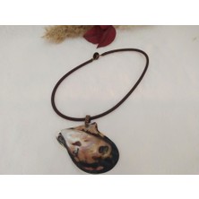 Midye Kabuğundan  Yerli Kabile Kolyesi