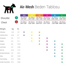 FitLine Tailpetz Airmesh Mavi Göğüs Tasması Small