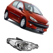 Peugeot 206 Sol Ön Far 1.kalite