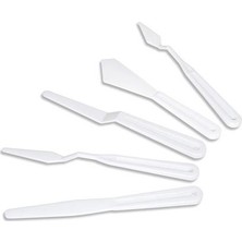 Hobialem Plastik Spatula Seti, Spatul, Akrilik Boya, Yağlı Boya, Hobi Çalışmaları 5'li