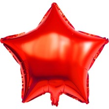 Event Party Store Folyo Balon Yıldız Kırmızı 18'' D.ü 6tl