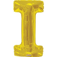 Event Party Store Folyo Balon Harf I Gold 34'' (86CM)   6305857561990