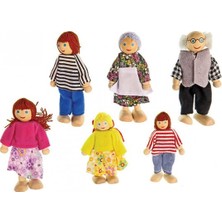 HIQ Ahşap Minik Aile Oyun Seti