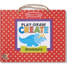 Melissa&Doug Melissa & Doug Oyna, Çiz, Yarat Dinozorlar Manyetik Aktivite Seti