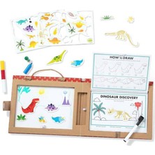 Melissa&Doug Melissa & Doug Oyna, Çiz, Yarat Dinozorlar Manyetik Aktivite Seti