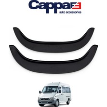 Cappafe Mercedes Sprinter W901 Arka Teker Kaplama Abs Mat Siyah 2 Parça 2000-2006