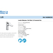 Roca L20 Xl Lavabo Bataryası