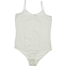 Gümüş İç Giyim Gümüş 4025 Bayan Ip Askılı Çıtçıtlı Body