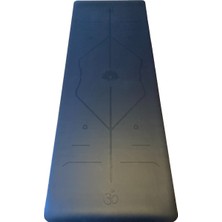 Rubber Yoga Mat Laser Line 3 Mm. Siyah