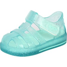 Igor S10265 Star Glitter Plaj Havuz  Kız Çocuk Deniz Sandaleti Mint Yeşil