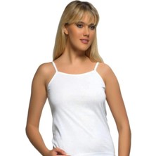 Gümüş İç Giyim Gümüş 4047 Kadın Likralı Ip Askılı Atlet