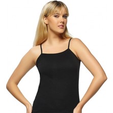 Gümüş İç Giyim Gümüş 4047 Kadın Likralı Ip Askılı Atlet