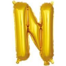 İKM Harf Balon Folyo Küçük Boy 16 Inç  35 cm Gold N