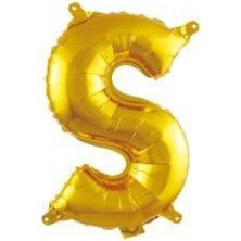 İKM Harf Balon Folyo Küçük Boy 16 Inç  35 cm Gold S