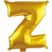 İKM Harf Balon Folyo Küçük Boy 16 Inç  35 cm Gold Z