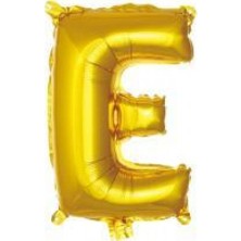 İKM Harf Balon Folyo Küçük Boy 16 Inç  35 cm Gold E