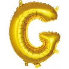 İKM Harf Balon Folyo Küçük Boy 16 Inç  35 cm Gold G
