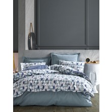 Cotton Box Minimal Ranforce Çift Kişilik Nevresim Takımı - Tory Mavi