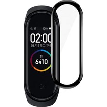 Kyver Mi Band 5 Ekran Koruyucu Tam Yapışan 3D Kavisli Nano Cam