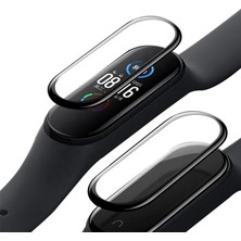 Kyver Mi Band 5 Ekran Koruyucu Tam Yapışan 3D Kavisli Nano Cam