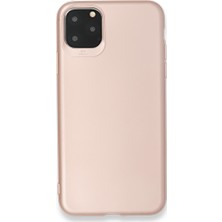 Piyasa Sepeti Apple iPhone  11 Pro Max (6.7'') Premium Silikon Kılıf Rose Gold