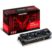 Powercolor Red Devil AMD Radeon RX 6700 XT 12GB GDDR6 PCI-Express 4.0 Ekran Kartı (Axrx 6700XT 12GBD6-3DHE/OC)