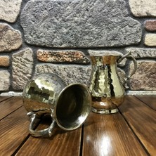 Efemir El Dövmesi Bakır Bardak