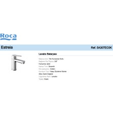 Roca Esteria Lavabo Bataryası