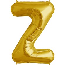 İKM Harf Balon Folyo Orta Boy  75 cm Gold Z