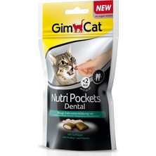 Gimcat Nutripockets Dental Tavuklu Kedi Ödülü 60GR 12'li Set Idili