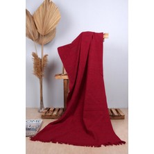 Baveno %100 Pamuk 70X150 Yazı Jakarlı Plaj Havlusu