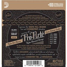 D'addario EJ45 Pro-Arté Nylon, Normal Tension Takım Tel Klasik Gitar Teli