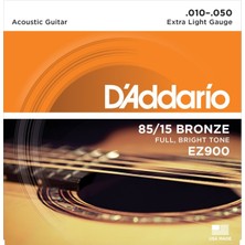 D'addario EZ900 - Extra Light 010-050 Takım Tel Akustik Gitar Teli