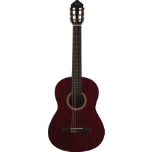 Valencia VC204TWR Mat Bordo Klasik Gitar