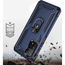 Case 4u Xiaomi Mi 10T Pro 5g Kılıf Çift Katmanlı Yüzüklü Manyetik Vega Kapak Kırmızı