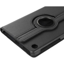 CoverZone Lenovo M10 TB-X606F 10.3 Inch Rotating Dönebilen Standlı Kılıf Mor