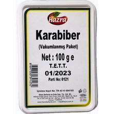 Hazra Karabiber 100 gr Vakumlanmış Paket