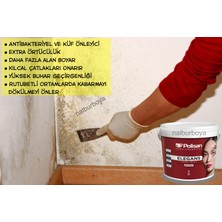 Polisan Antibakteriyel Elegans Extra 2.5 Lt / 3.5 kg + 9 Parça Set  Silikonlu Su Bazlı Kum Beji