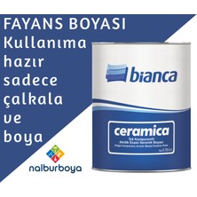 Bianca Ceramica Fayans Boyası Kullanıma Hazır 1 kg Rulo  Derya